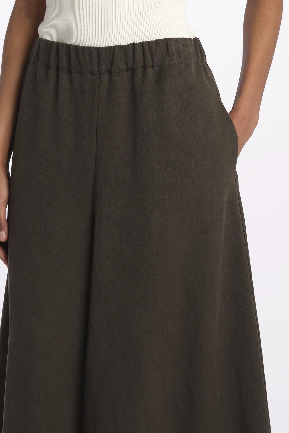 1309 pantaloni elastico lino enzimato 1309 FOREST dusan 