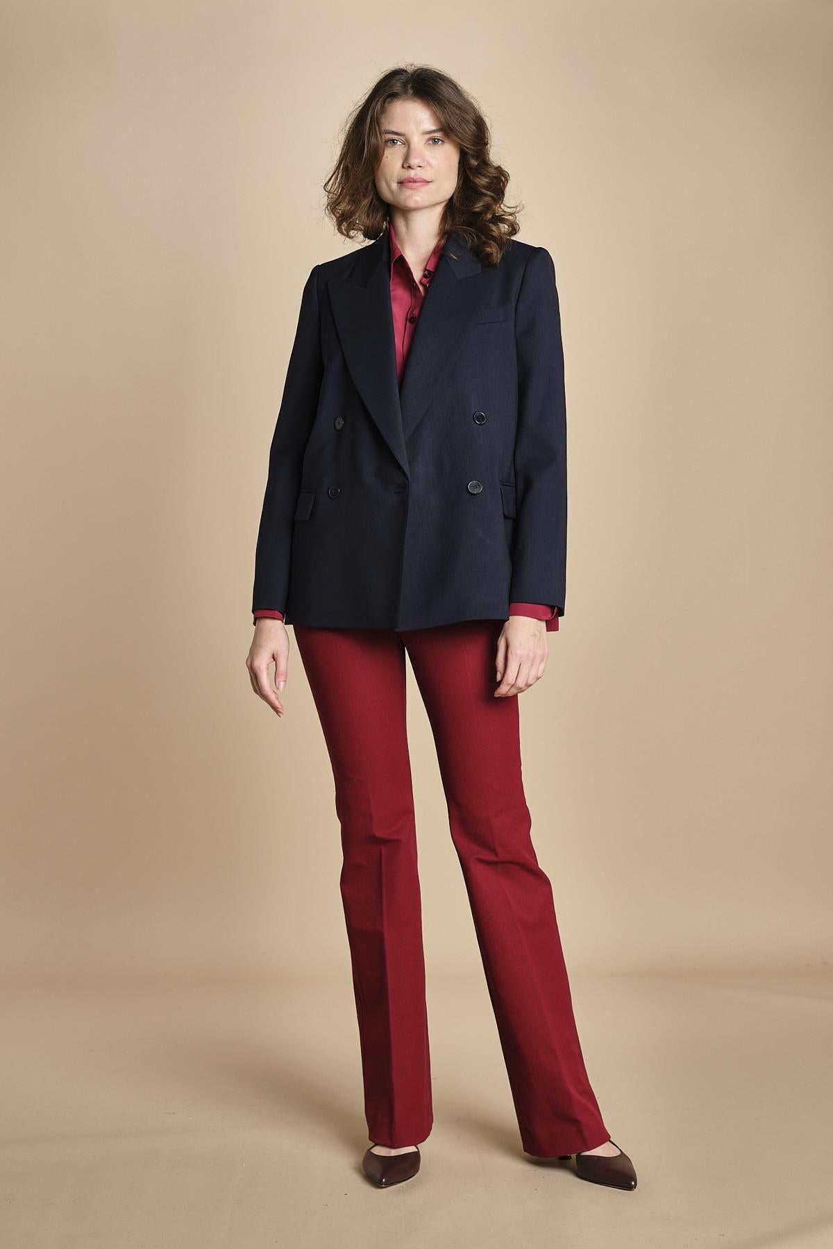 camicia da uomo in seta JOE  JF009423 0518 RUBY joseph 