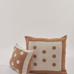 Cuscino Pois 60x60 C2100414A CAMMELLOAVORIO milaura 