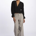 Camicia m/l scollo e bottoni DELICE NOIR999 vanessa bruno 