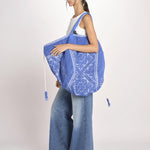 borsa grande SHQ-26E18- B 12 BLUET le daf 