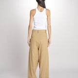 Pantalone con tasche CARLA MJD230_S93058 ROYAL YELLOW jejia 