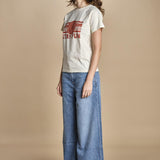 tshirt stay fun REESE ECRU ba&sh 