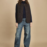 gilet in lana cotta. BLS1504 MAR32 soeur 