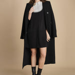 miniabito con plastron a contrasto H021-5075-9000 NERO n21 