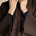 giubbino in camoscio NATE F25-173 030 CHOCOLATE oscar 