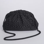 GAME clutch pochette intrecciata GAME CLUTCH BLACK maria la rosa 