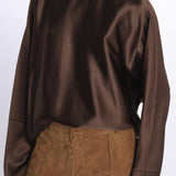 Camicia CANDY raso 5453187 TOFFEE herskind 