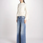 camicia m/l goffrata 039 CREAM sea ny 