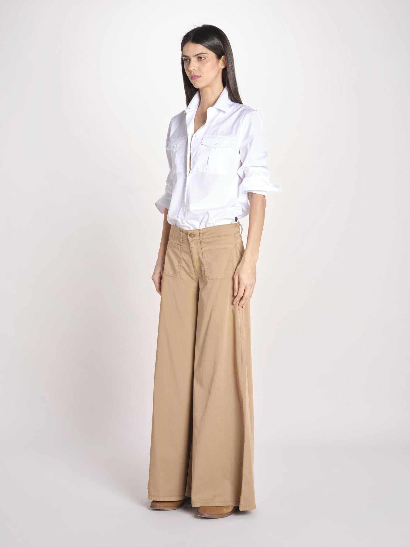 pantalone over 4 tasche GRACE XG02 183 NOCCIOLA ps don't forget me 