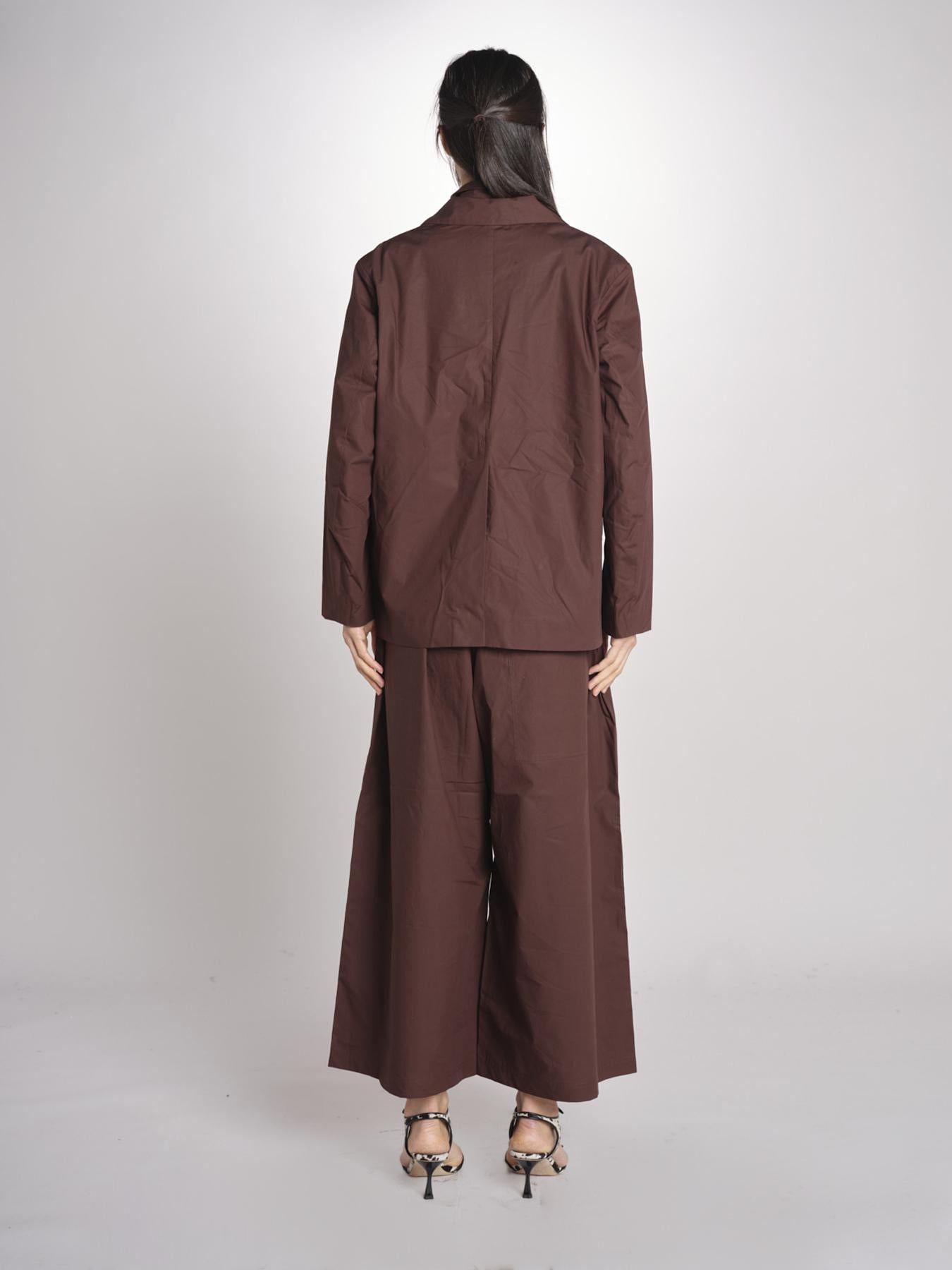 Blazer in cotone CYRANO CACAO sofie d'hoore 