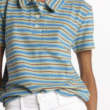 Polo spugna righe DREAM JOURNAL AZZURRO howlin' 