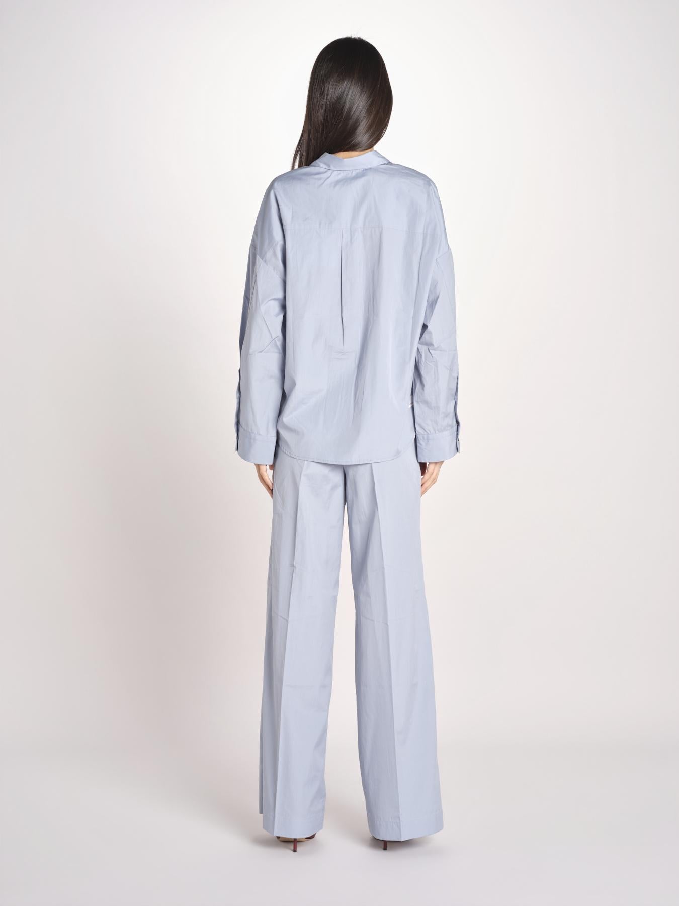 camicia maschile in popeline AMANDA AMD20 CELESTE nine in the morning 