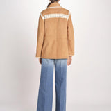 giacca in camoscio IRENA 032 CAMEL sea ny 