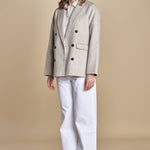VATI blazer double BEVN552 NATURAL hartford 