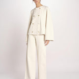 giacca in canvas con bottoni oro SALLY COMFORTBULL NATURAL true avenue 