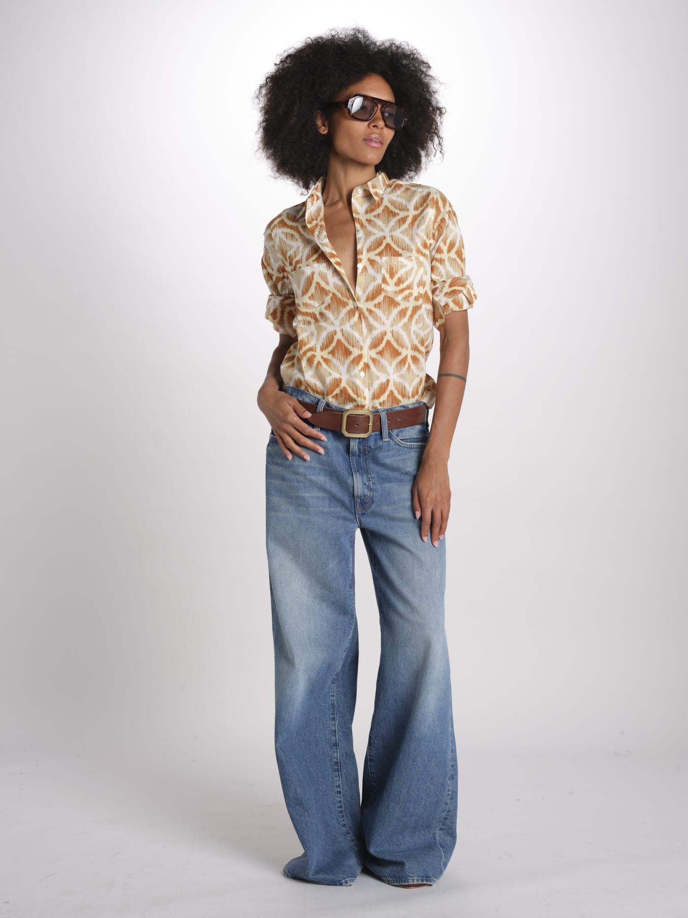 camicia GSPRO-403J MARRON terre rouge 