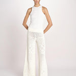 pantalone in crochet SANTY ECRU ba&sh 