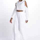 HEINI pantalone over PANTS HEINI BIANCO inasami 