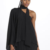 Camicia mono spalla 41106-412 NERO federica tosi 