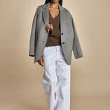 maglia con scollo a v e manica a campana by milaura. D2500894 811 MORO milaura 