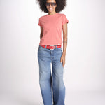 t-shirt girocollo manica corta WSCT20 377 CALIPSO PINK merz b 