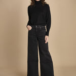 denim vita alta palazzo HR WIDE LEG 0039B 0000 levi's 