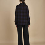 camicia a quadri con rouches G0743081 Q291 n21 