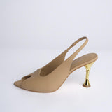 HELIX 90 slingback in nappa F848CFS BGE studio AMELIA 