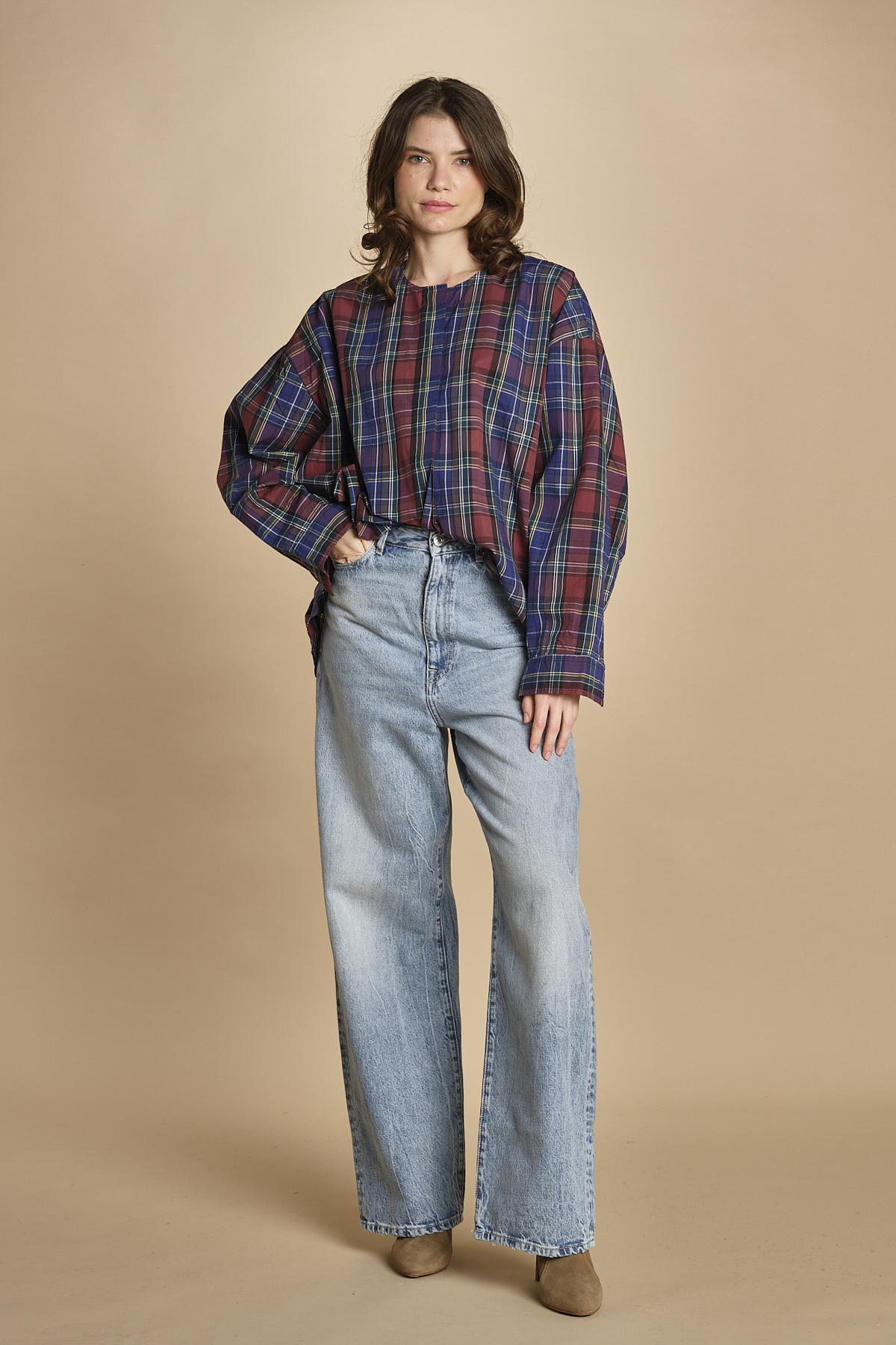 camicia girocollo scozzese GALATEA CHB CHECK B bellerose 