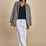 maglia con scollo a v e manica a campana by milaura. D2500894 866 BLU milaura 