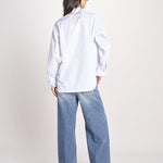 camicia a quadretti 16T524CO252 P115 WHITE ines de la fressange 