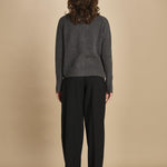 cardigan tre bottoni MIL4A24 25024 GRIGIO SCURO milaura 