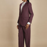 giacca un bottone tela lana TILIA 5EVA01-V02301 BORDEAUX vanessa bruno 