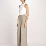 pantalone con due pinces MONIQUE 689 503 26 MORO quelledue 