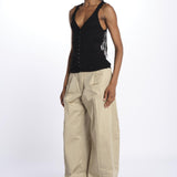 Gilet NELLIE costine 5538106 BLACK herskind 