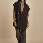 pantalone cropped a quadretti con risvolto MELODIA 65220925 26 quelledue 