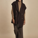 pantalone cropped a quadretti con risvolto MELODIA 65220925 26 quelledue 