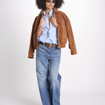 camicia uomo lino con automatici SABRILI AZZURRO milaura 