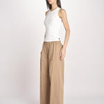 pantalone con elastico in popeline GOLFO 2615131102600 005 TERRA weekend maxmara 