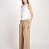 pantalone con elastico in popeline GOLFO 2615131102600 005 TERRA weekend maxmara 