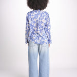 camicia stampa fiori VT6247 LILAC zen ethic 