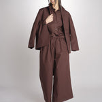 camicia m/c BISCAY CACAO sofie d'hoore 