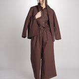 camicia m/c BISCAY CACAO sofie d'hoore 