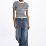 ADDY KNIT s/slv tee E008 MULTI sea ny 