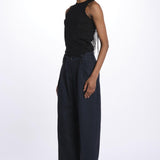 Pantalone CRISTAL pinces CRISTAL NAVY true avenue 