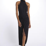 MILLA gonna lunga con spacco profondo MILLA DEEP BLACK amazuìn 