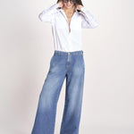 denim cinque tasche PIA OPENBLUE 3016 true avenue 
