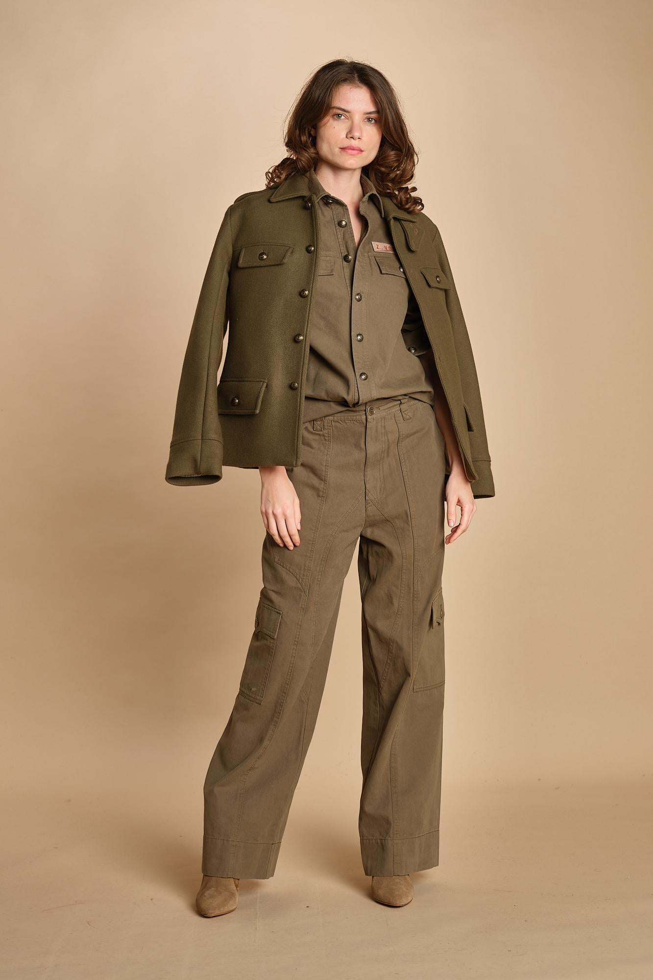 pantalone cargo. WWPA01857 LEAVES 308 zadig & voltaire 