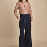 pantalone con pinces tela lana ADELFI 2525136072600 001 weekend maxmara 